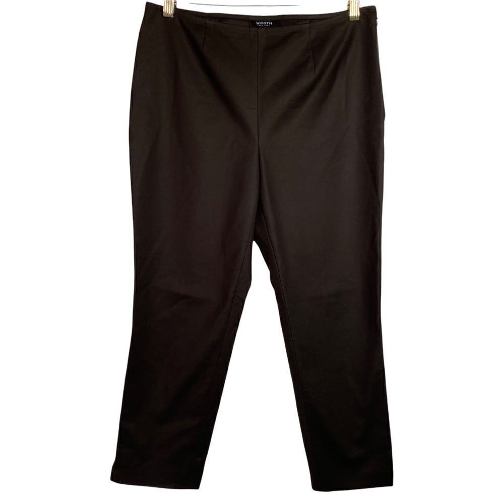 Worth New York Brown Cropped Dress Pants 8